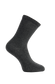 Side heel of Simon de Winter Women's Plain Wool Crew Socks in Dark Grey Marle