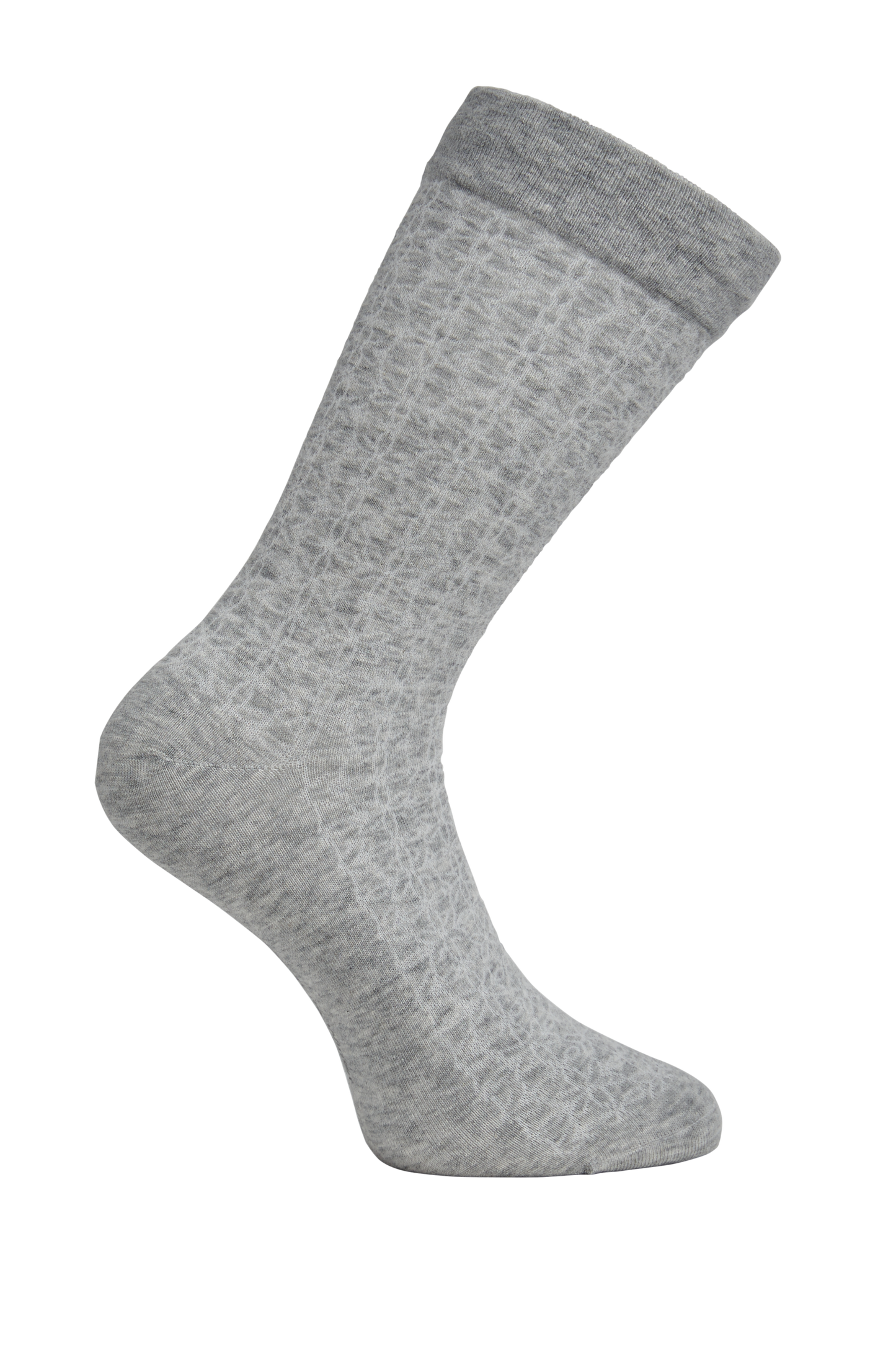 Side of Simon de Winter Women's Circulation Comfort Cotton Crew Socks in Cool Grey Marle