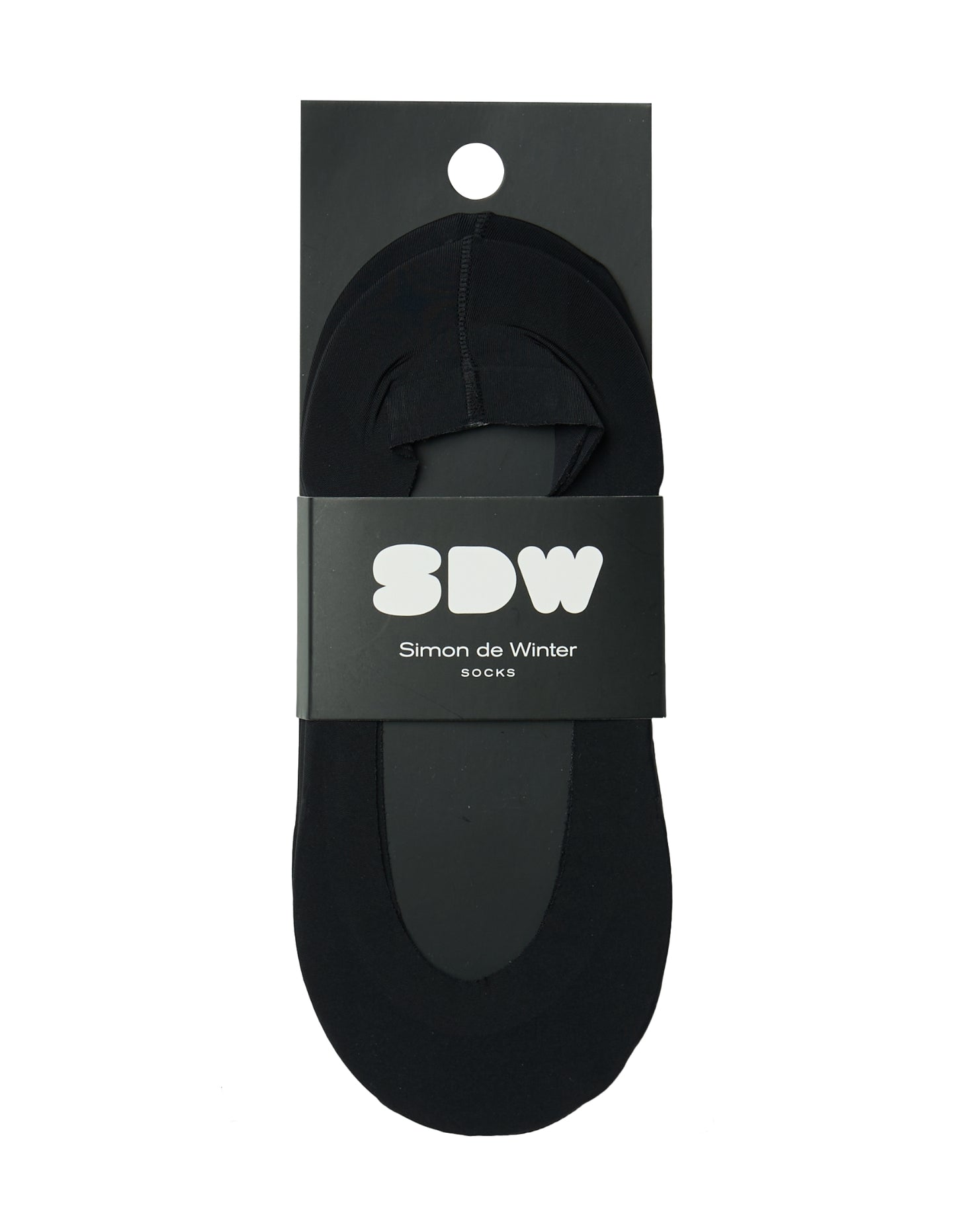 Simon de Winter 3 Pack Women's Laser Cut Footlet Socks in Black