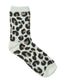 Side of Simon de Winter Women's Leopard Plush Lined Home Socks