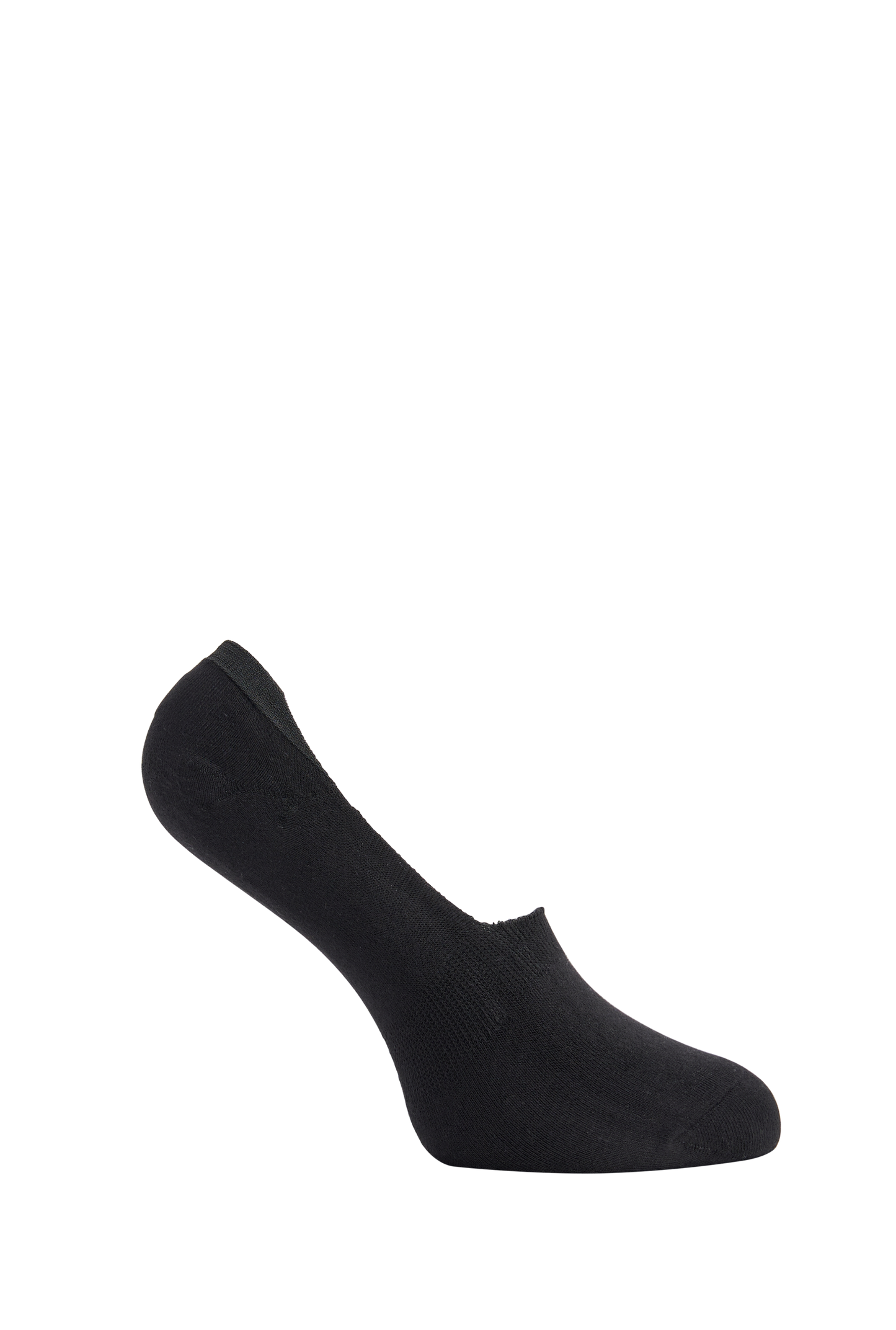 Side of Simon de Winter Women's Cushion Foot No Show Socks in Black