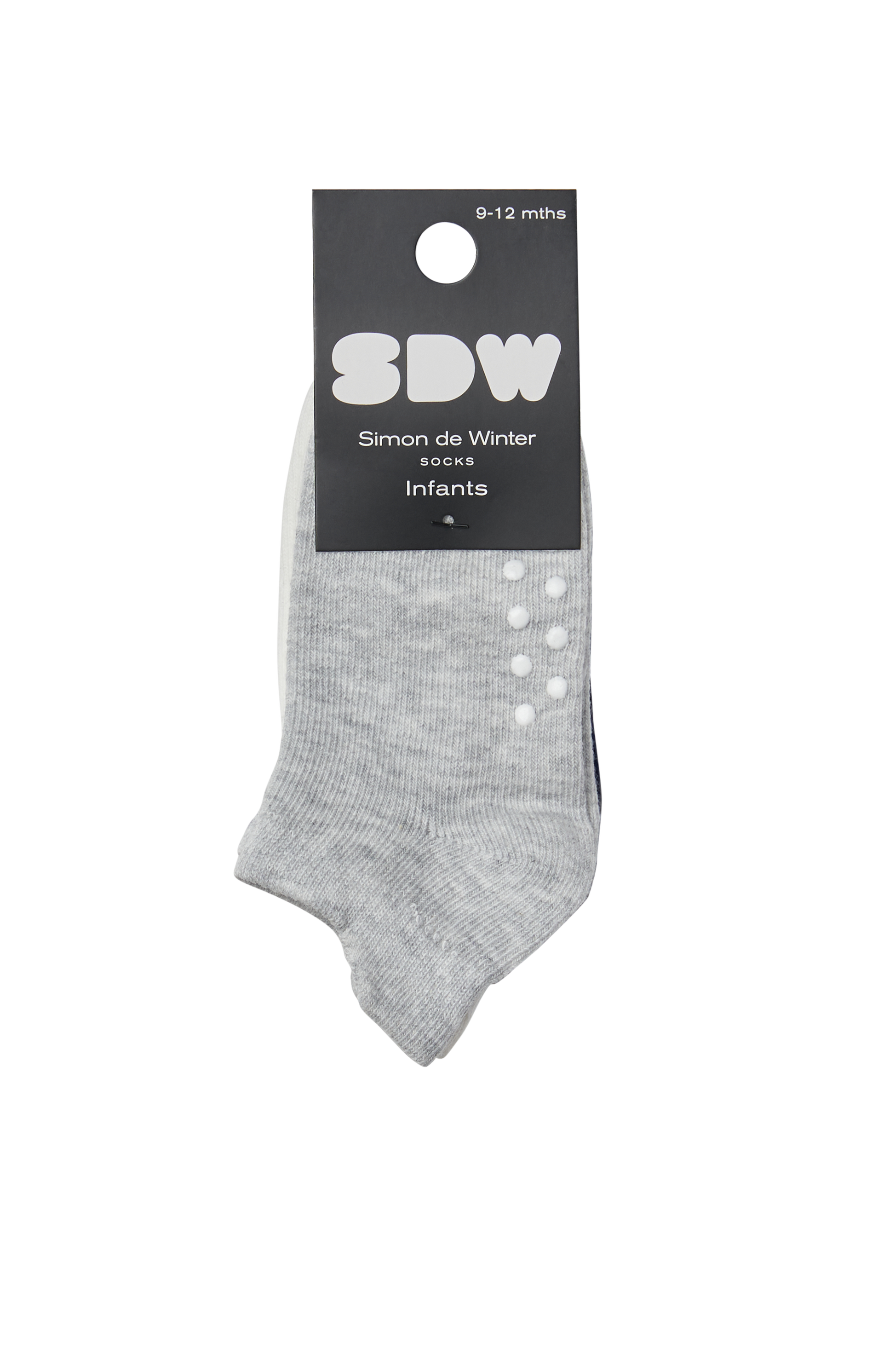 Simon de Winter 3 Pack Baby Ankle Socks in Multi Colours