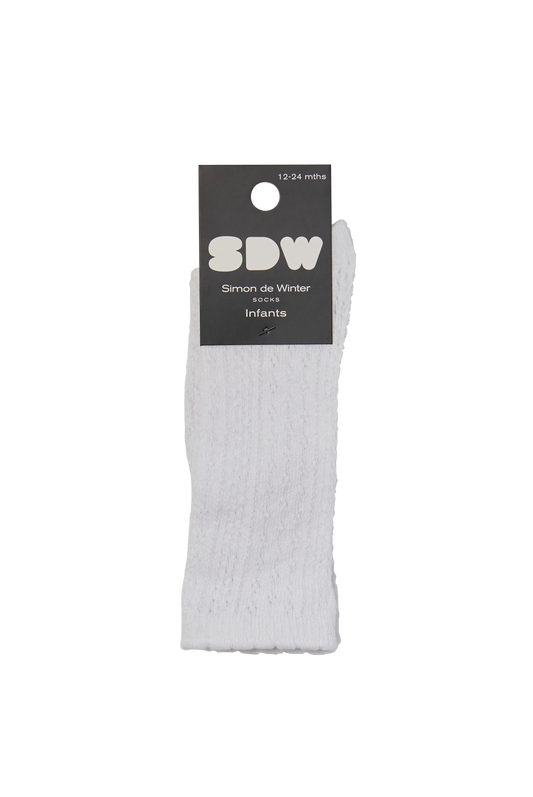 Simon de Winter Baby Knee-high Socks in White