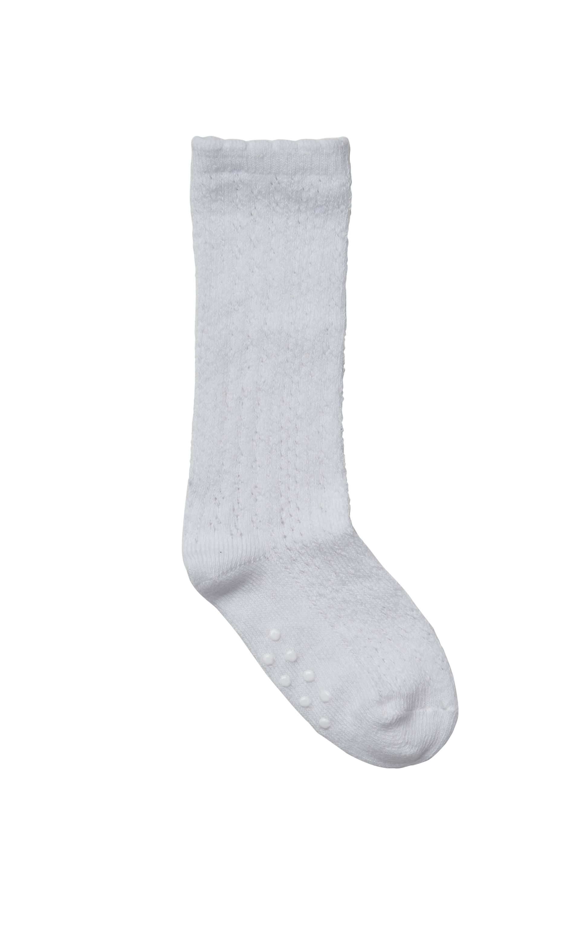 Side of Simon de Winter Baby Knee-high Socks in White