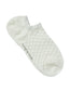 Side of Simon de Winter Women's Textured Viscose from Bamboo No Show Socks in Ivory