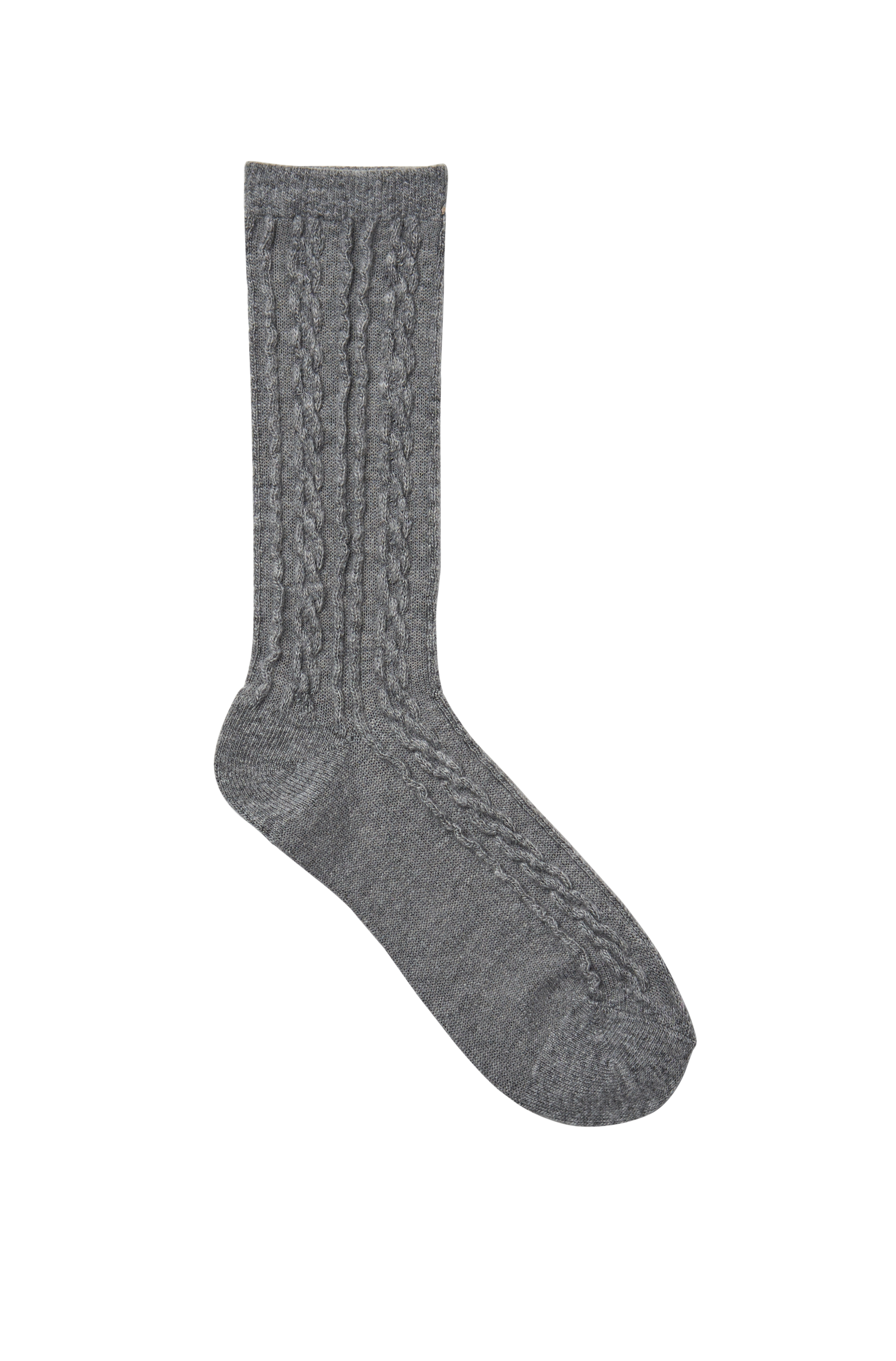 Side of Simon de Winter Women's Cable Wool Crew Socks