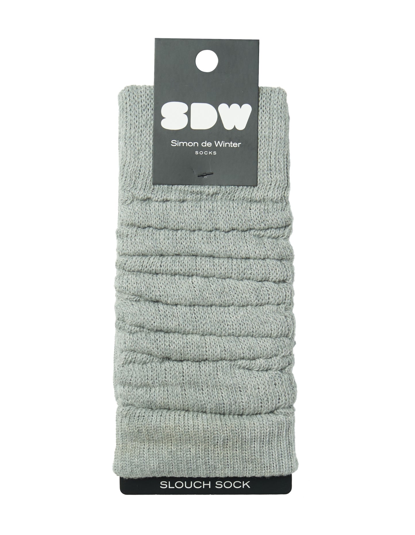 Simon de Winter Women's Slouch Socks in Grey Marle