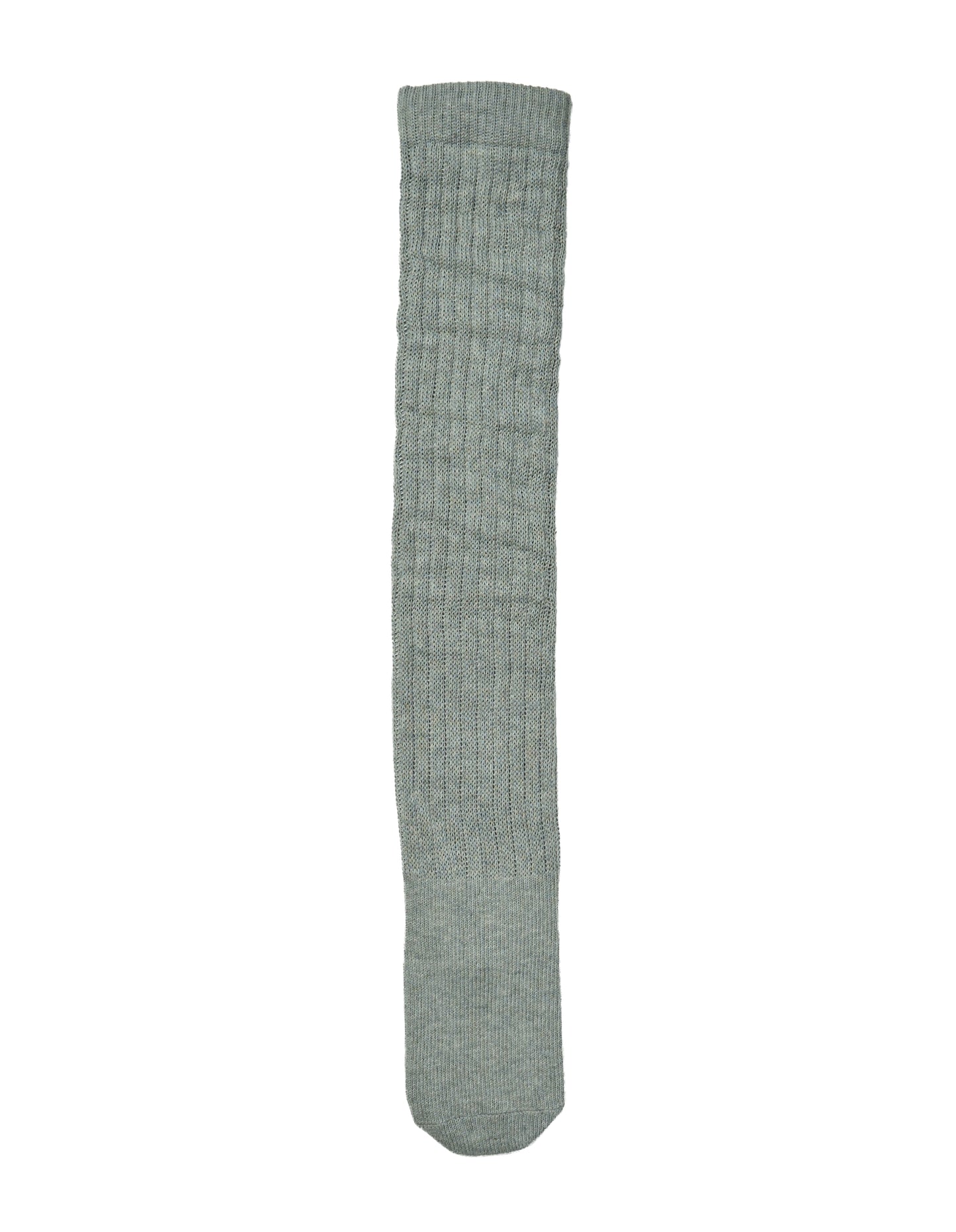 Full length of Simon de Winter Women's Slouch Socks in Grey Marle