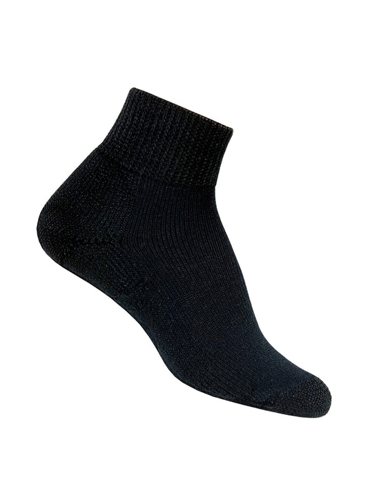 Thorlos Men's Ankle Advanced Diabetic Socks in Black