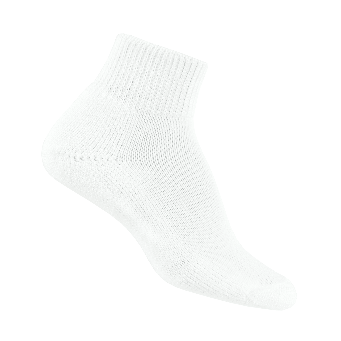 Thorlos Women's Ankle Advanced Diabetic Socks in White