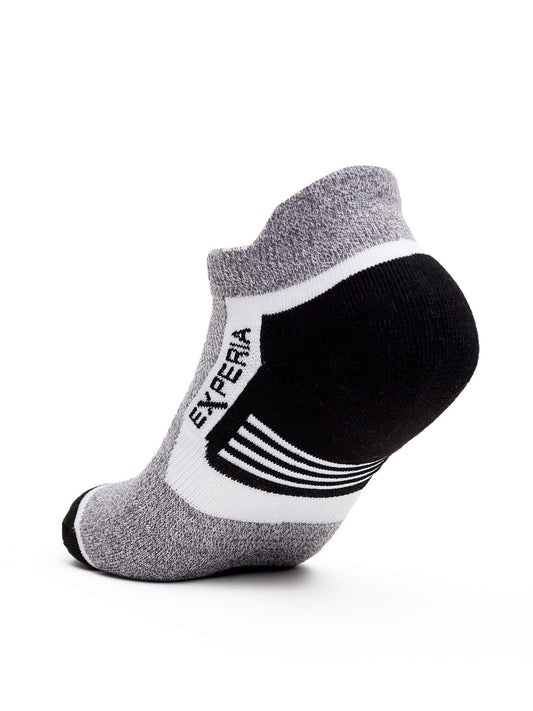 Heel of Thorlos Experia Repreve Low Cut Socks in Black