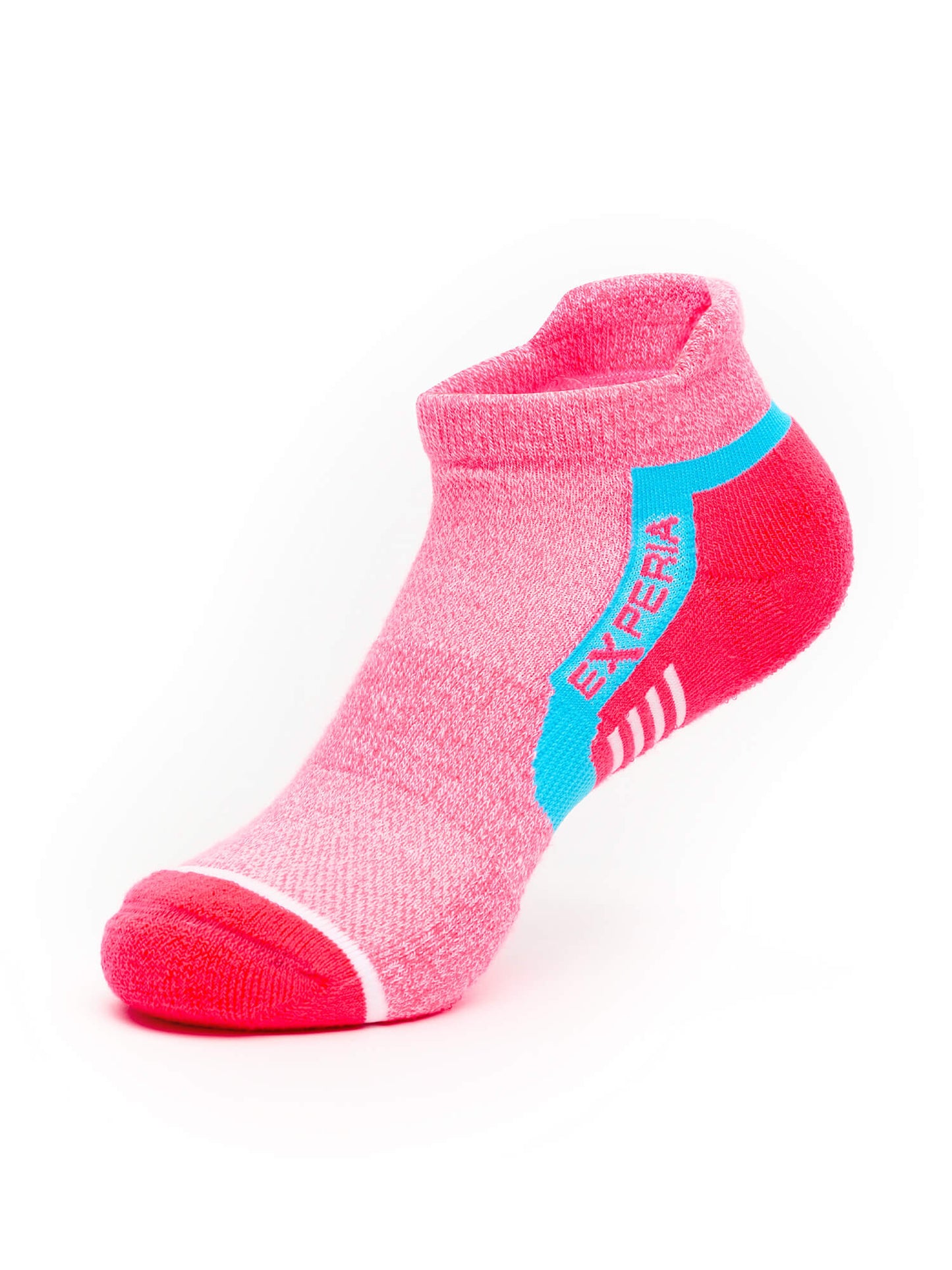 Side of Thorlos Experia Repreve Low Cut Socks in Pink