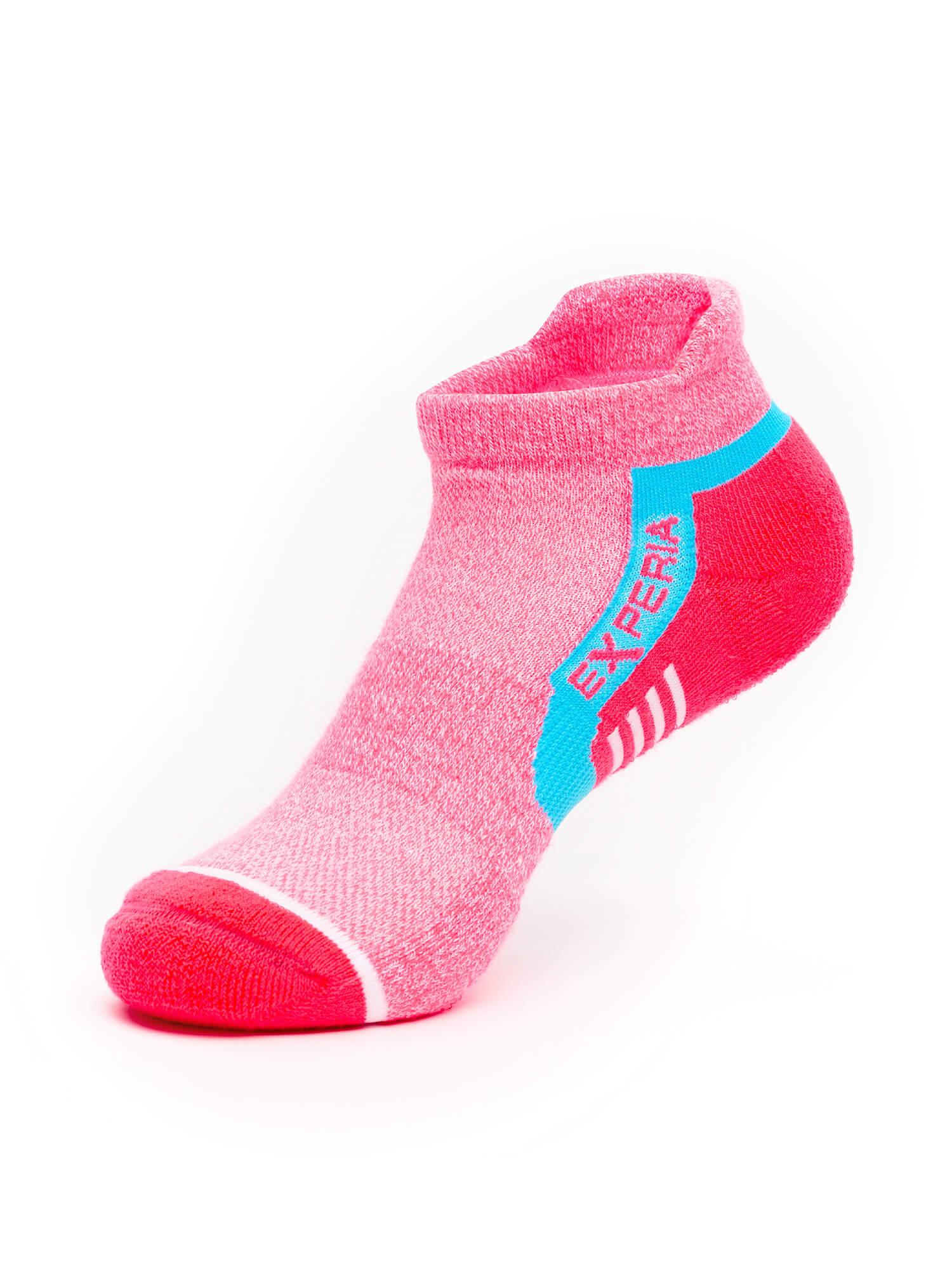 Side of Thorlos Experia Repreve Low Cut Socks in Pink