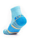 Heel of Thorlos Experia Repreve Ankle Socks in Blue