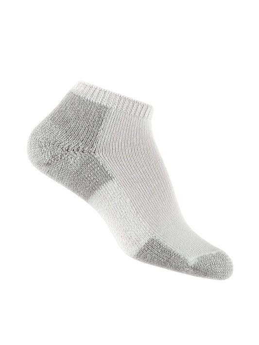 Thorlos Running Maximum Low Cut Socks in White & Grey