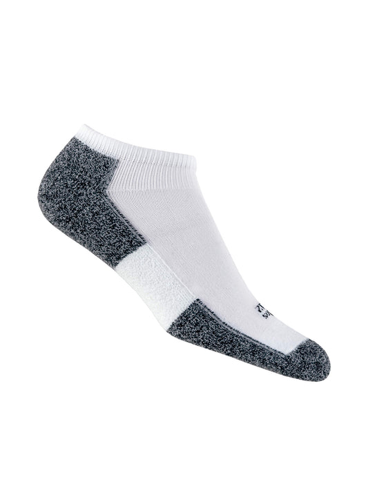 Thorlos Men's Light Running Low Cut Socks in White & Black