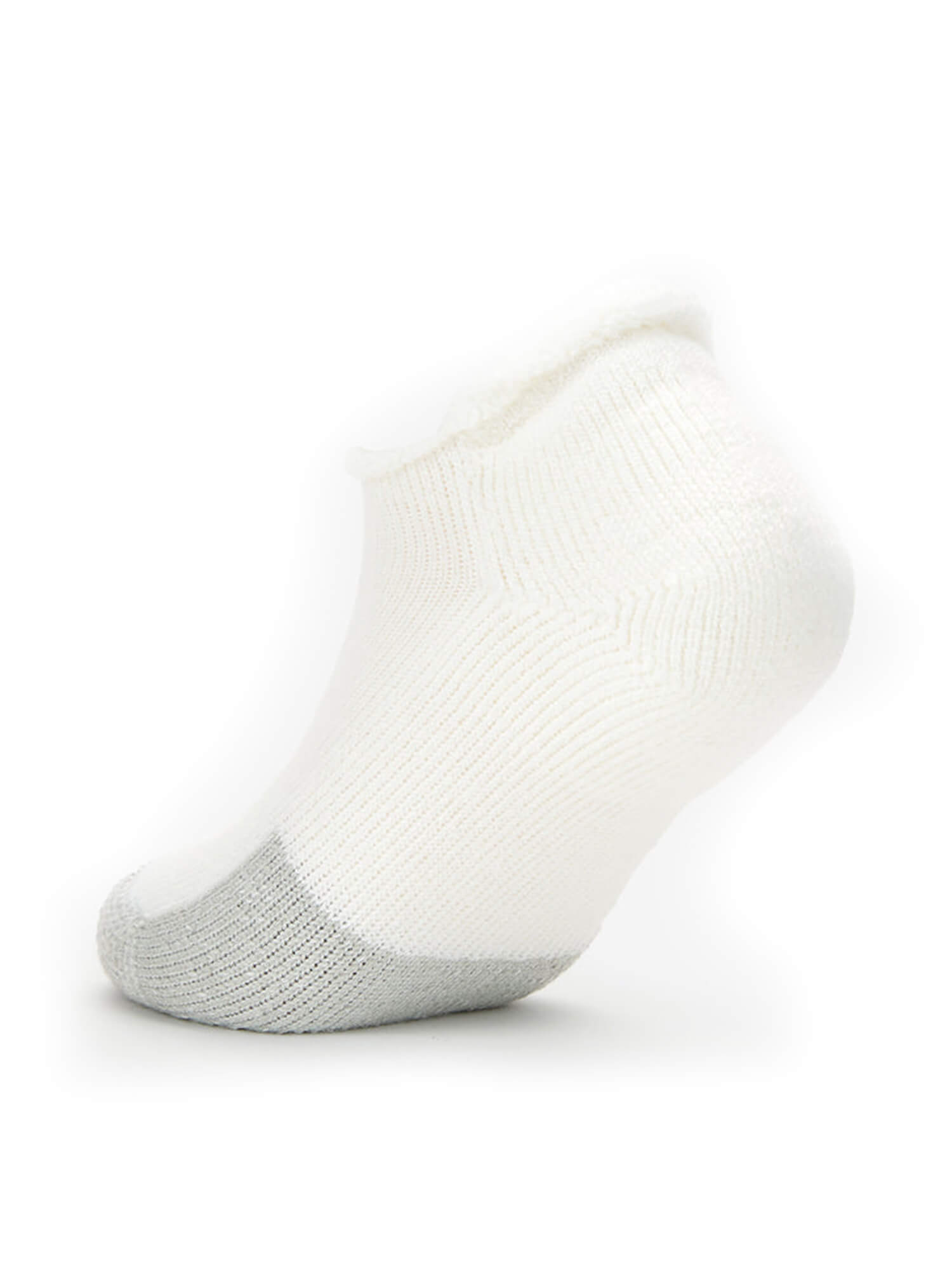 Heel of Thorlos Tennis Rolltop Socks in White